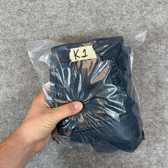 Vintage Y2K Levis Wedgie Straight Jeans Womens 25 Blue Button Fly Red Tab Grunge - Picture 12 of 12